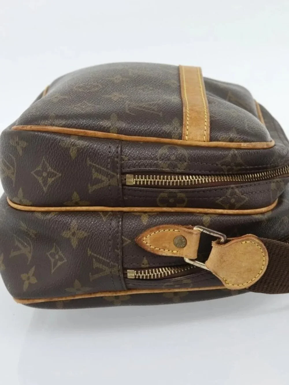 LOUIS VUITTON Monogram Reporter PM Shoulder Bag M45254 LV Auth BA13482